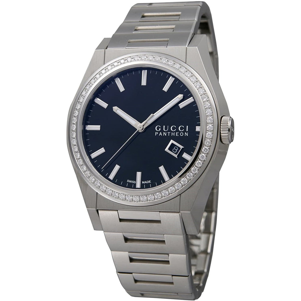 Gucci Men's YA115215 115 Pantheon Stainless Steel Watch