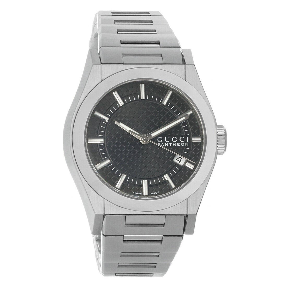 Gucci Women's YA115417 115 Pantheon Stainless Steel Watch