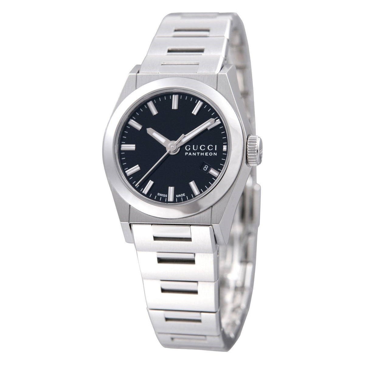 Gucci Women's YA115502 115 Pantheon Stainless Steel Watch