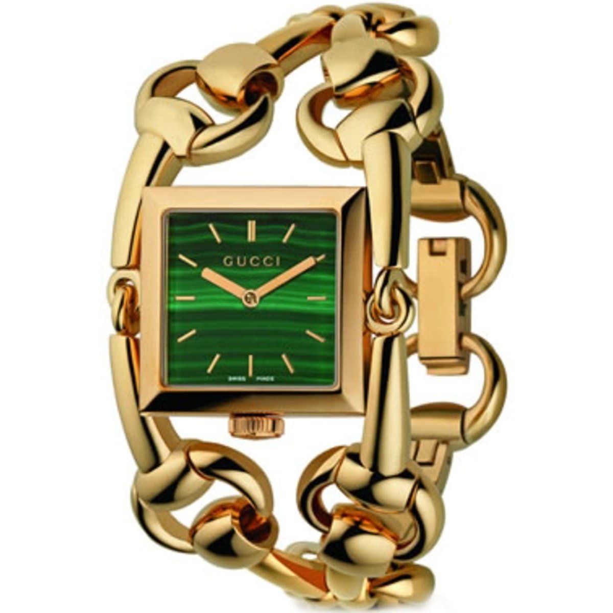 Gucci Women&#39;s YA116305 Signoria  Gold-Tone 18kt Gold Watch