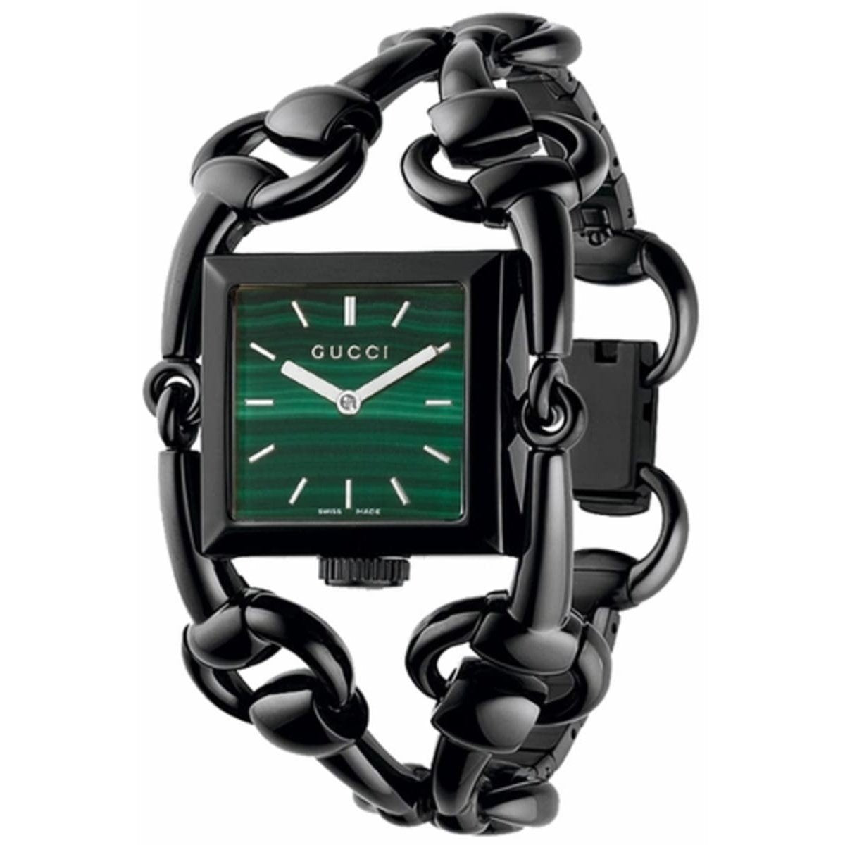 Gucci Women's YA116312 Signoria  Black Stainless Steel Watch
