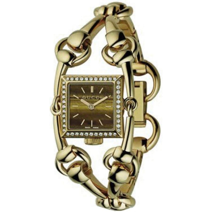 Gucci Women's YA116509 Signoria  Gold-Tone 18kt Gold Watch