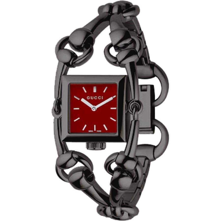 Gucci Women's YA116516 Signoria  Black Stainless Steel Watch