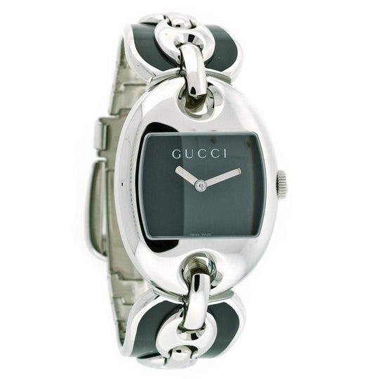 Gucci Women's YA121301 Marina Chain Two-Tone Ceramic and Stainless Steel Watch