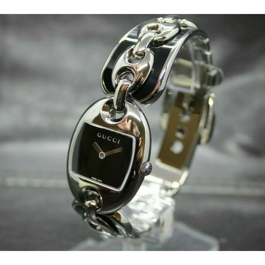Gucci Women's YA121501 Marina Chain Two-Tone Ceramic and Stainless Steel Watch