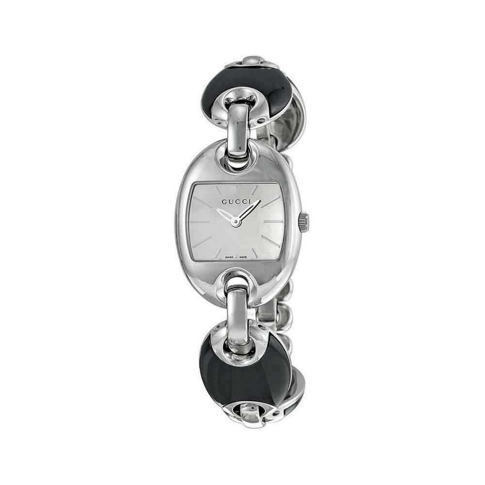Gucci Women's YA121514 Marina Chain Two-Tone Ceramic and Stainless Steel Watch