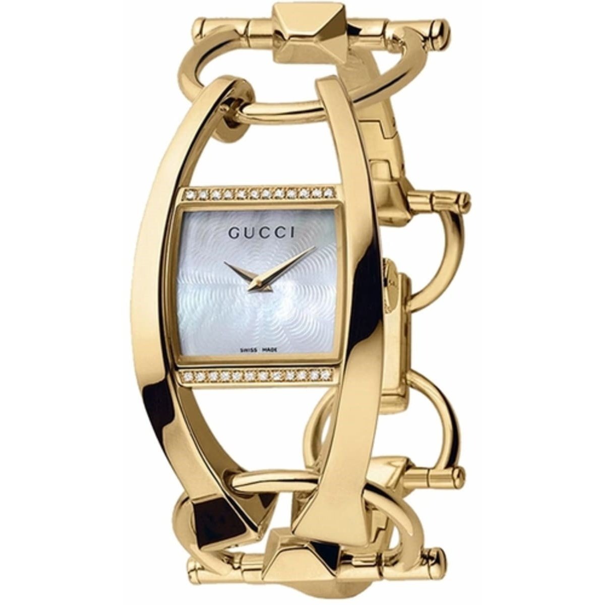 Gucci Women's YA123505 Chiodo Gold-Tone 18kt Gold Watch