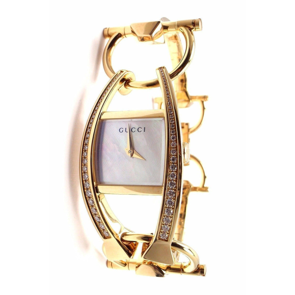 Gucci Women's YA123506 Chiodo Gold-Tone 18kt Gold Watch