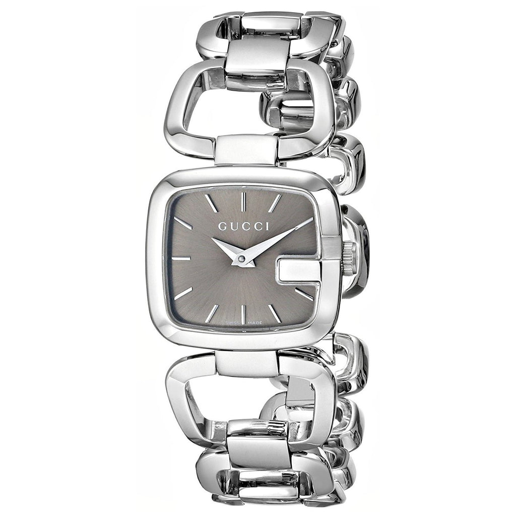 100% Authentic Gucci YA125507 \'125 Series\' Stainless Steel Watch 125.4 GUCCI YA125507 Brown Dial G-Gucci 125.5 Series Stainless  main image 2