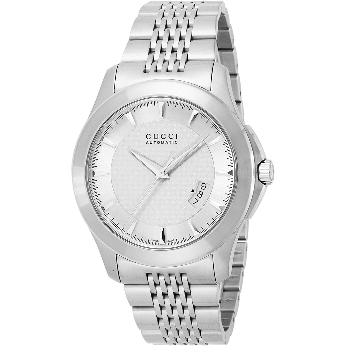Gucci Men's YA126209 G-Timeless Stainless Steel Watch