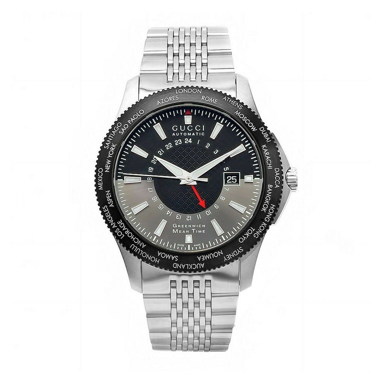 Gucci Men's YA126211 G-Timeless Stainless Steel Watch