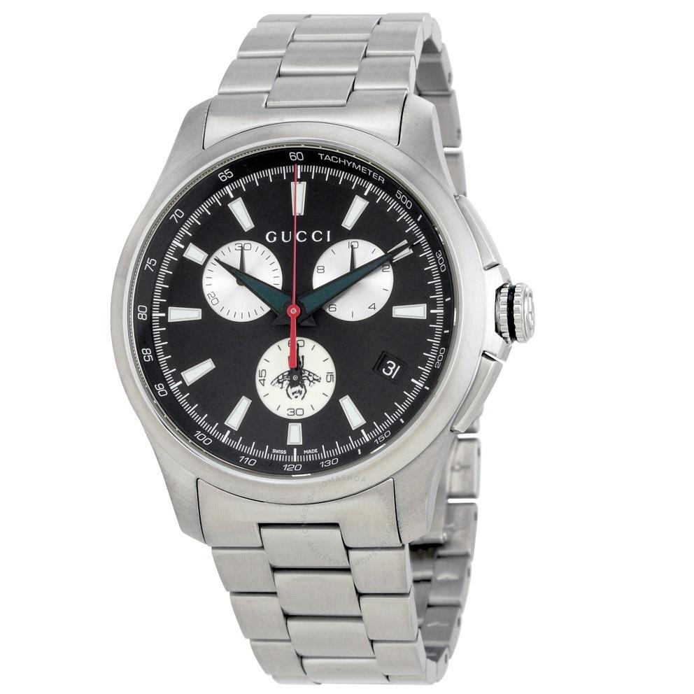 Gucci Men&#39;s YA126267 G-Timeless Stainless Steel Watch