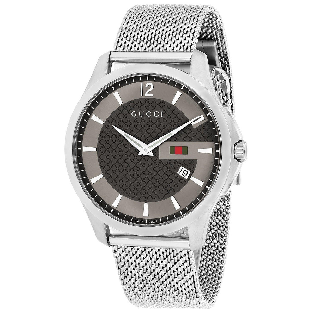 Gucci Men's YA126315 G-Timeless Stainless Steel Watch