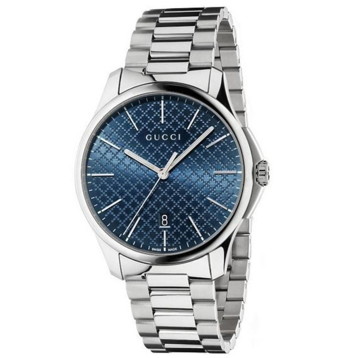 Gucci Unisex YA126316 G-Timeless Stainless Steel Watch