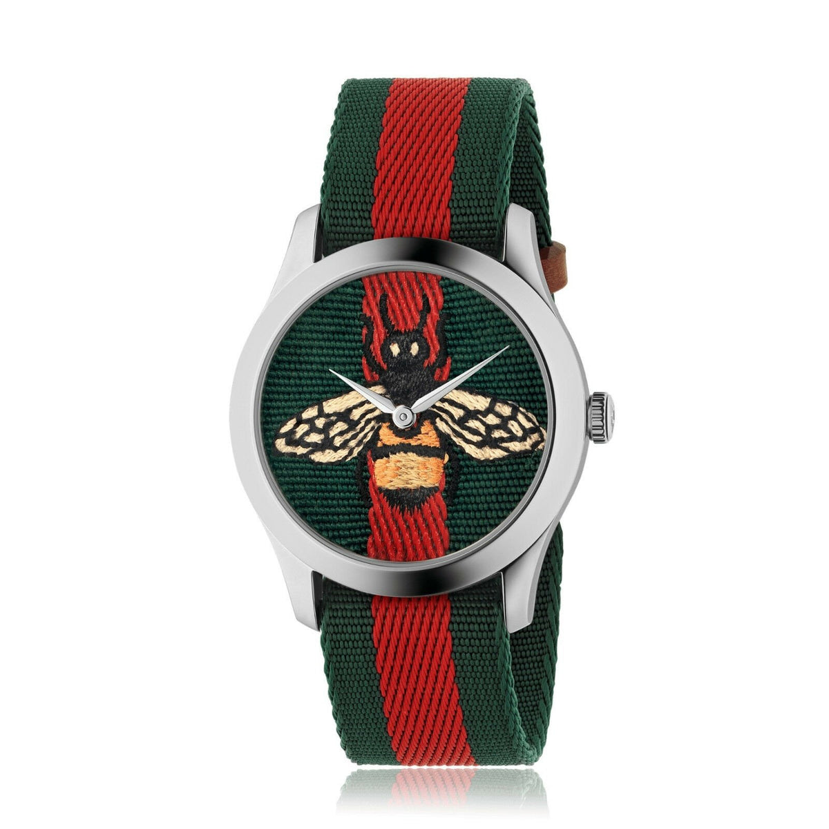 Gucci Unisex YA1264060A Le Marche Des Merveilles Two-Tone Nylon Watch