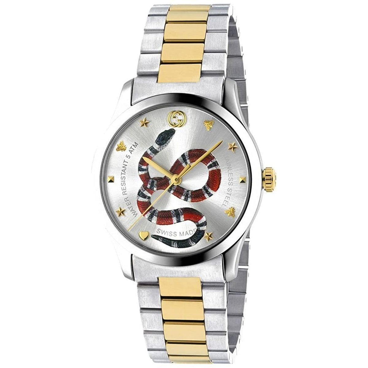 Gucci Unisex YA1264075 G-Timeless Stainless Steel Watch
