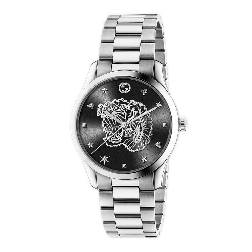 Gucci Women&#39;s YA1264125 G-Timeless Stainless Steel Watch