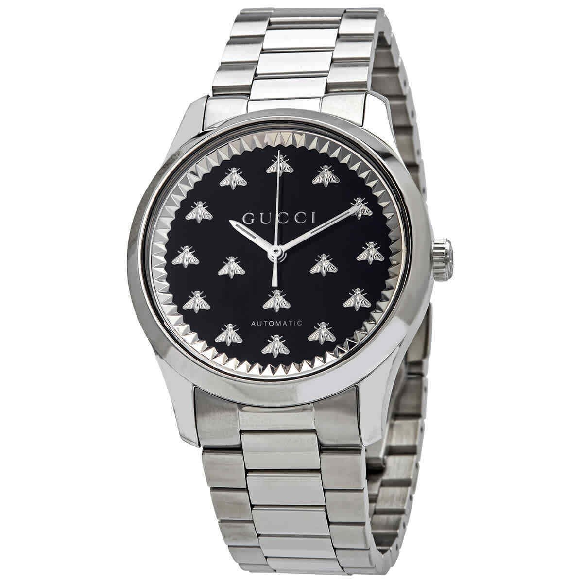 Gucci Women&#39;s YA1264130 G-Timeless Stainless Steel Watch