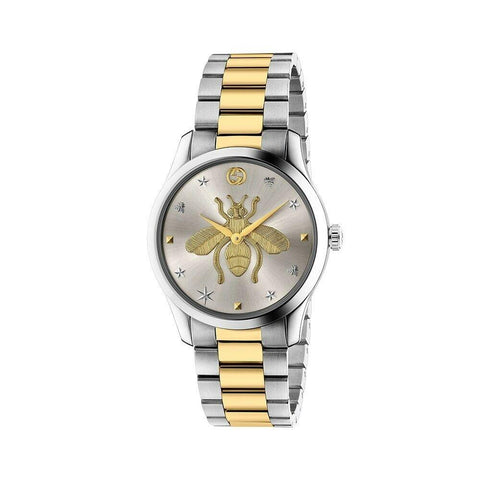 Gucci Women's YA1264131 G-Timeless Two-Tone Stainless Steel Watch