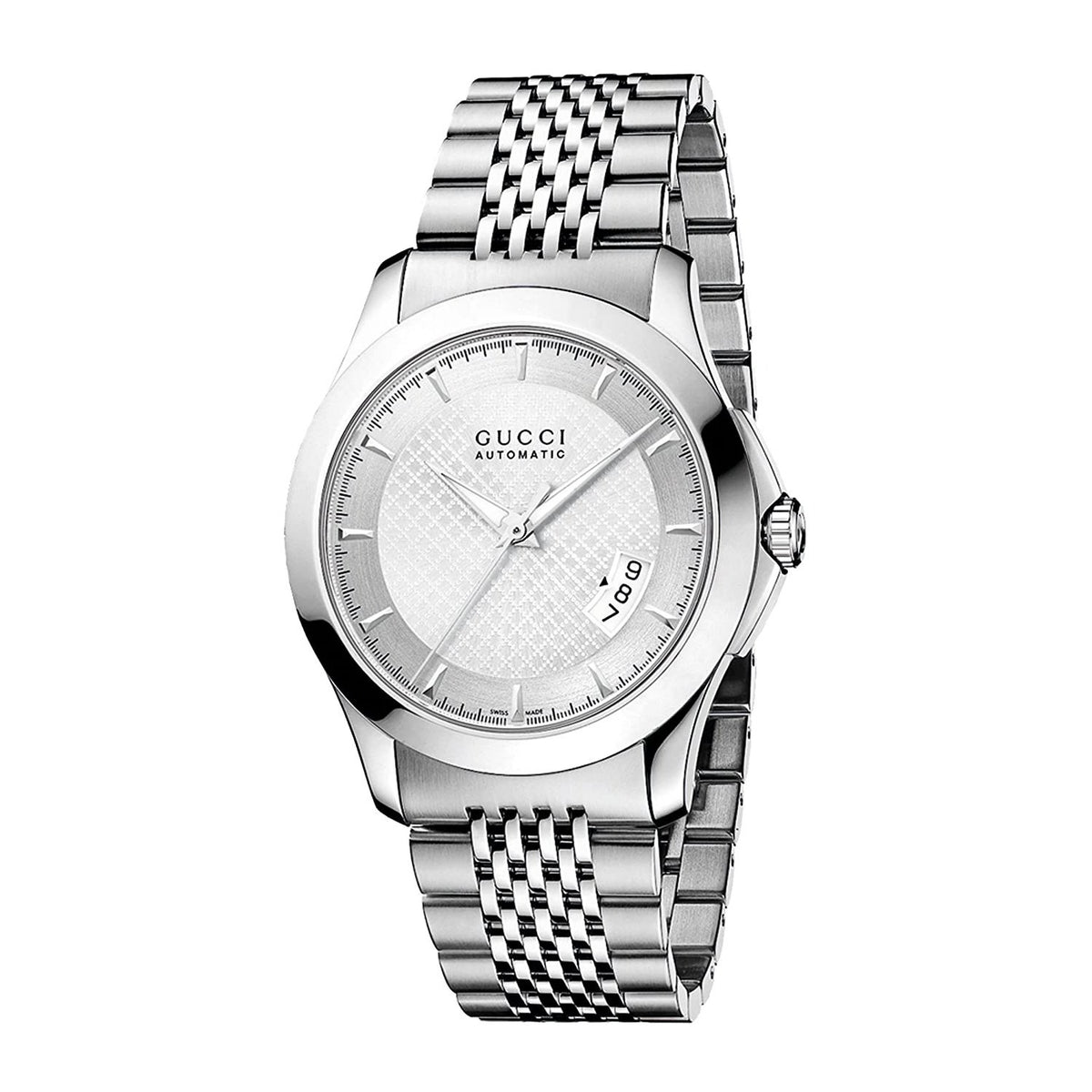 Gucci Men's YA126417 G-Timeless Stainless Steel Watch