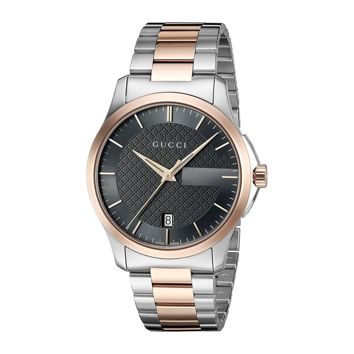 Gucci Unisex YA126446 G-Timeless Automatic Two-Tone Stainless Steel Watch