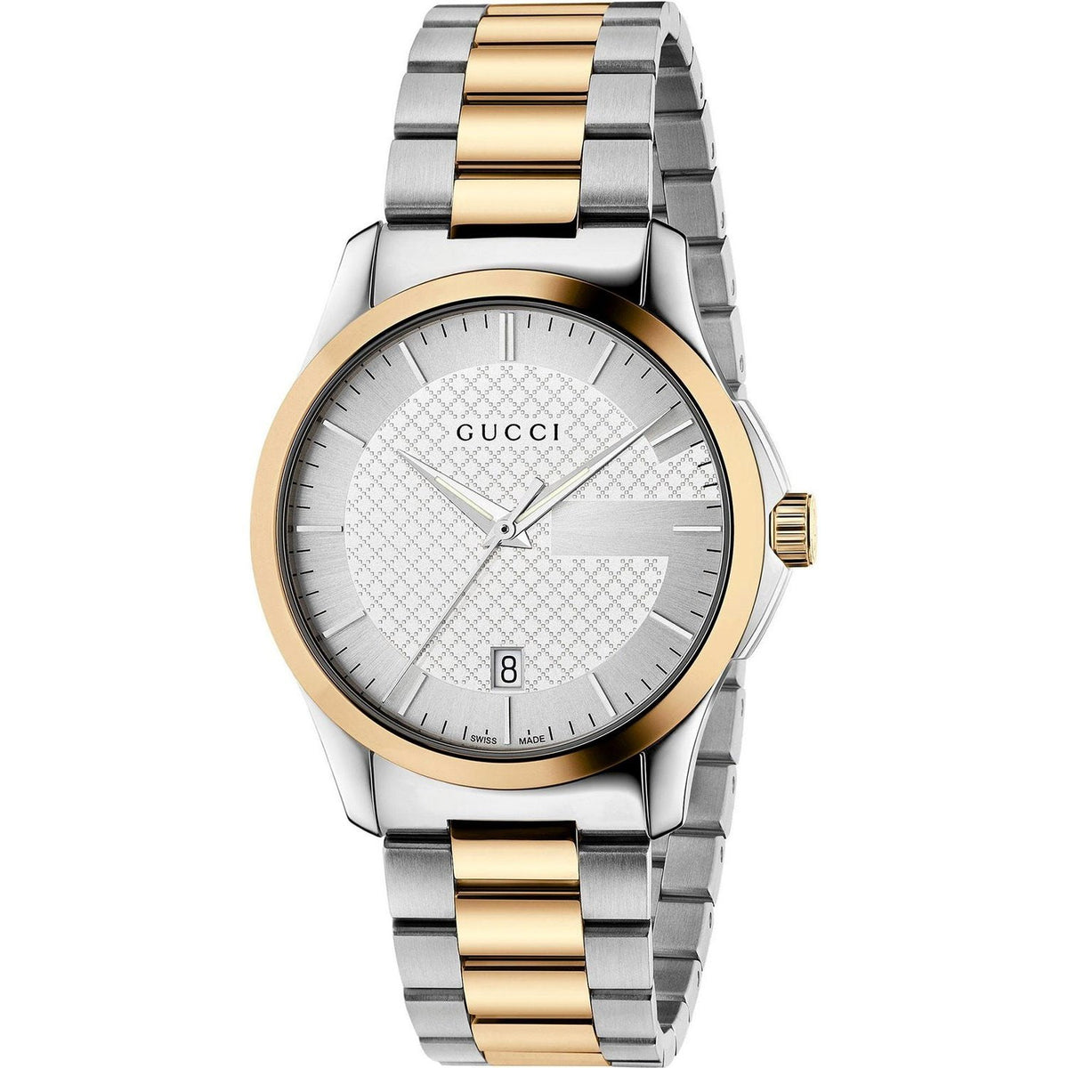 Gucci Men&#39;s YA126450 G-Timeless Two-Tone Stainless Steel Watch