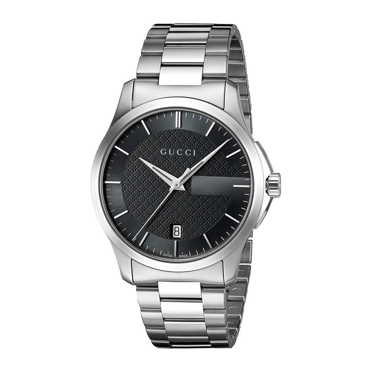 Gucci Unisex YA126457 G-Timeless Stainless Steel Watch