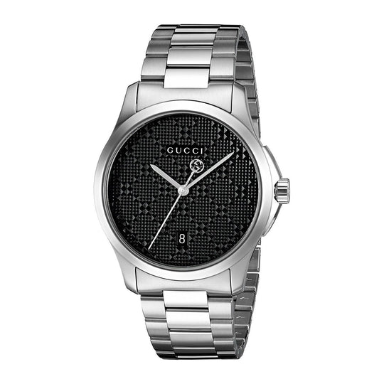 Gucci Unisex YA126460 G-Timeless Stainless Steel Watch