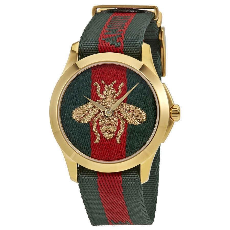 Gucci Unisex YA126487 Le Marche Des Merveilles Two-Tone Nylon Watch