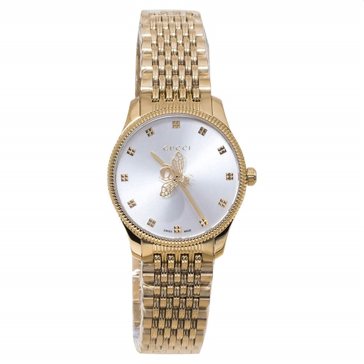 Gucci Women&#39;s  YA1265021 G-Timeless Gold-Tone Stainless Steel  Watch