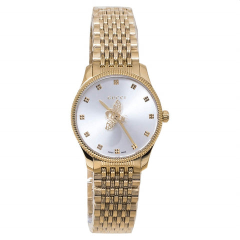 Gucci Women's  YA1265021 G-Timeless Gold-Tone Stainless Steel  Watch
