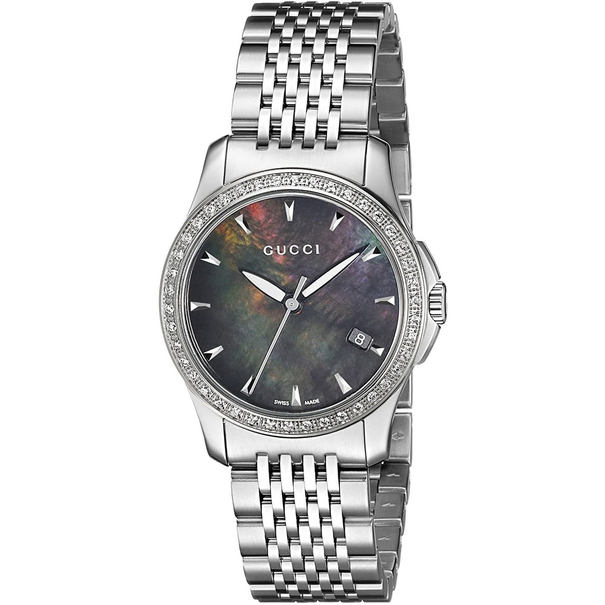 Gucci Women's YA126507 G-Timeless Stainless Steel Watch
