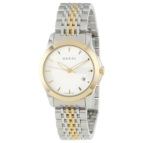 Gucci Women's YA126511 G-Timeless Two-Tone Stainless Steel Watch