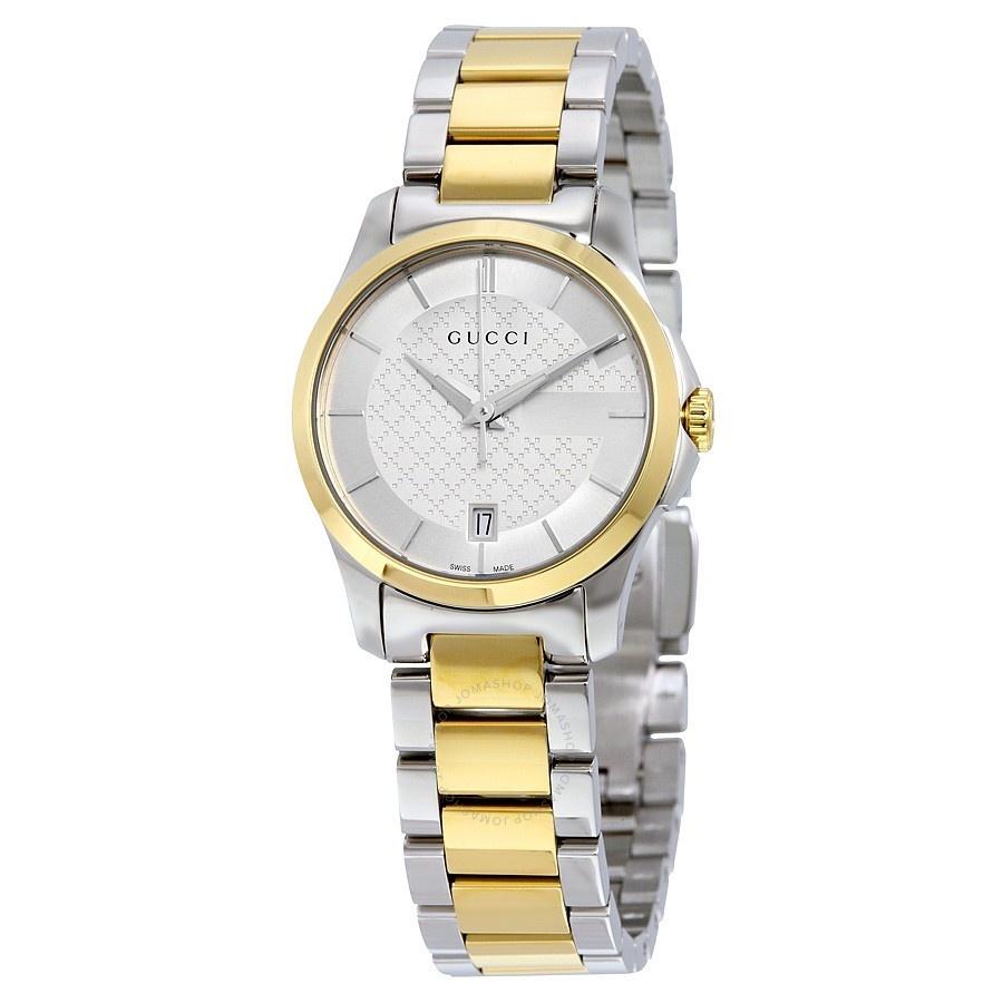 Gucci Women&#39;s YA126531 Two-Tone Stainless Steel Watch