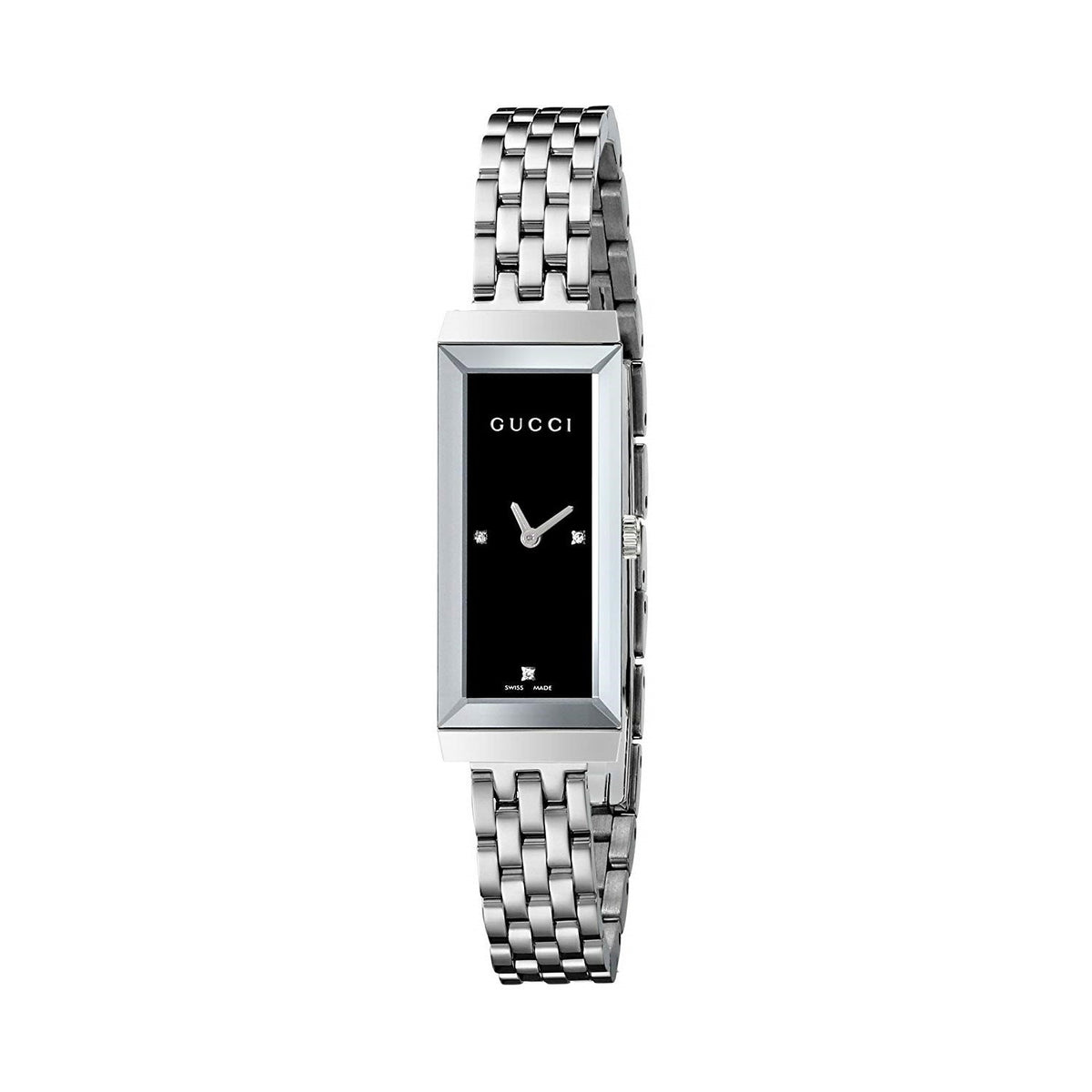 Gucci Women's YA127504 G-Frame Diamond Stainless Steel Watch