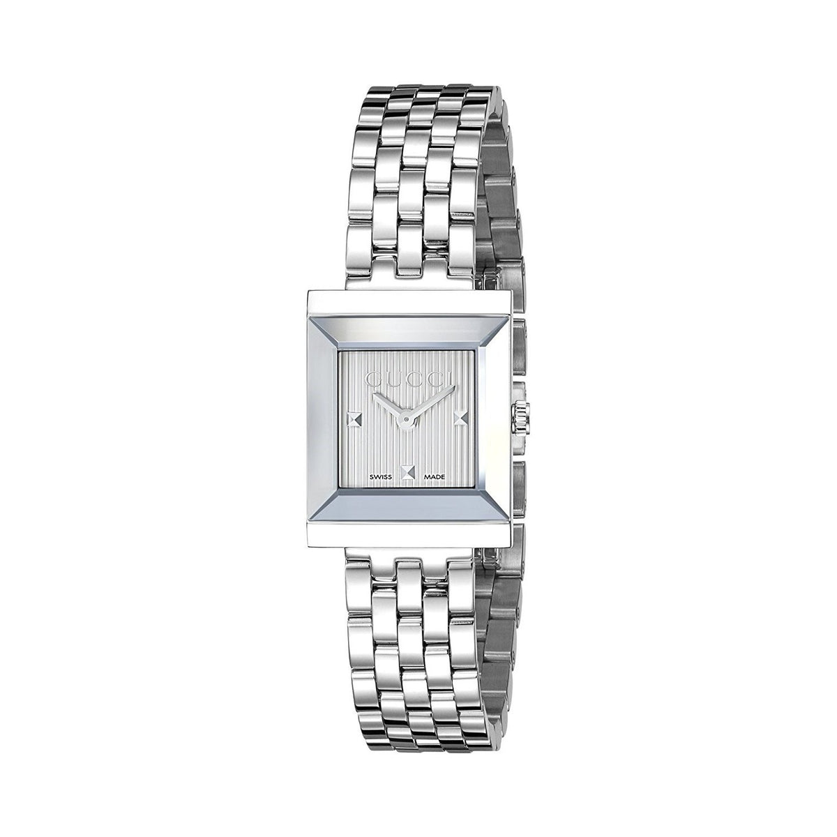 Gucci Women's YA128402 G-Frame Stainless Steel Watch