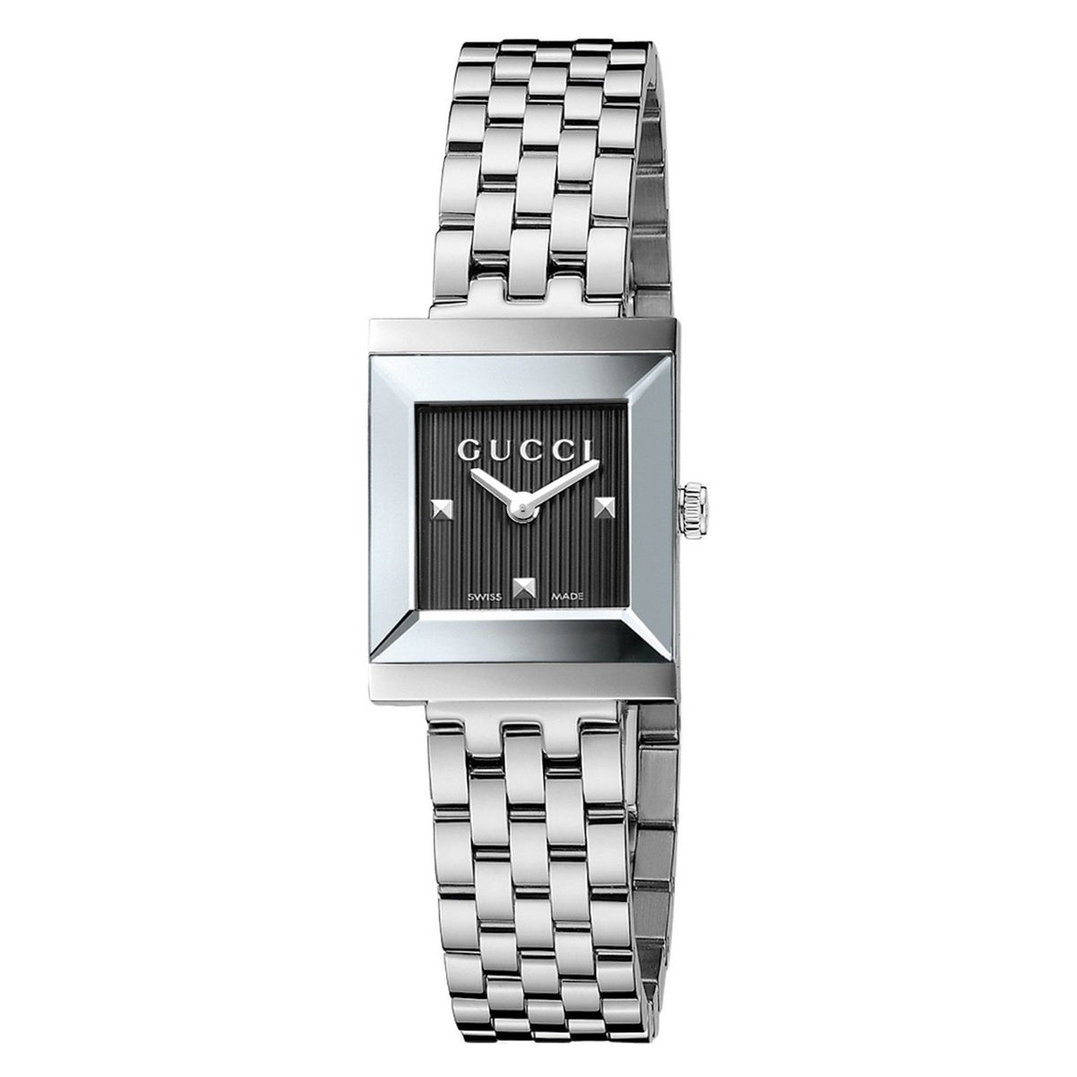 Gucci Women&#39;s YA128403 G-Frame Stainless Steel Watch