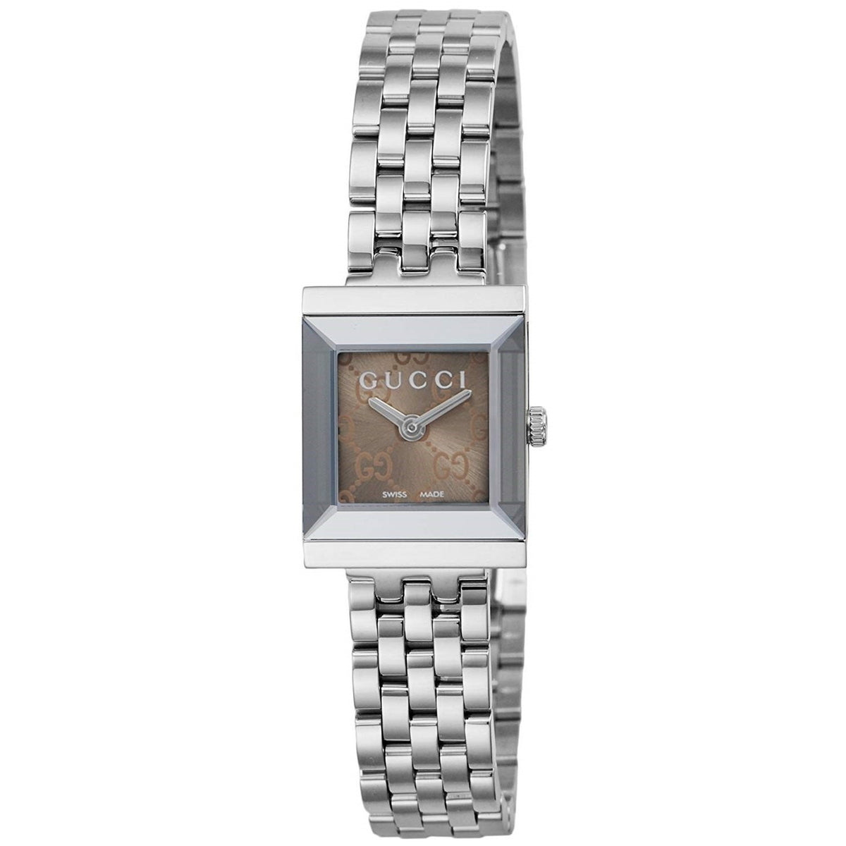 Gucci Women's YA128514 G-Frame Stainless Steel Watch