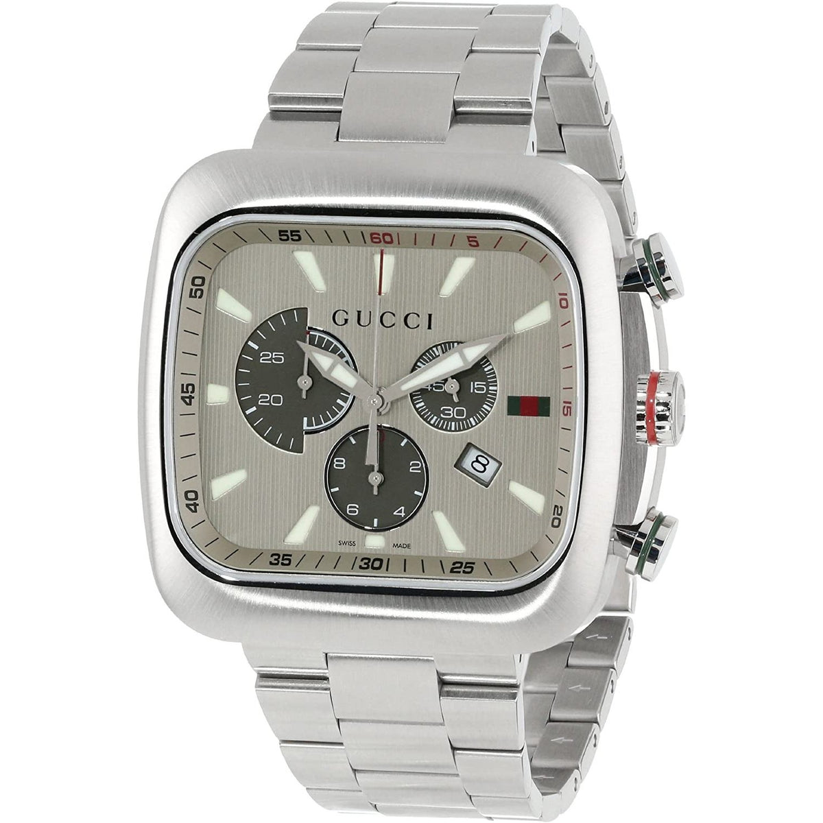 Gucci Men's YA131201 Coupe Chronograph Stainless Steel Watch