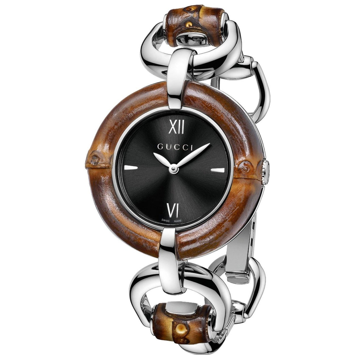 Gucci Women&#39;s YA132401 Bangle Stainless Steel Watch