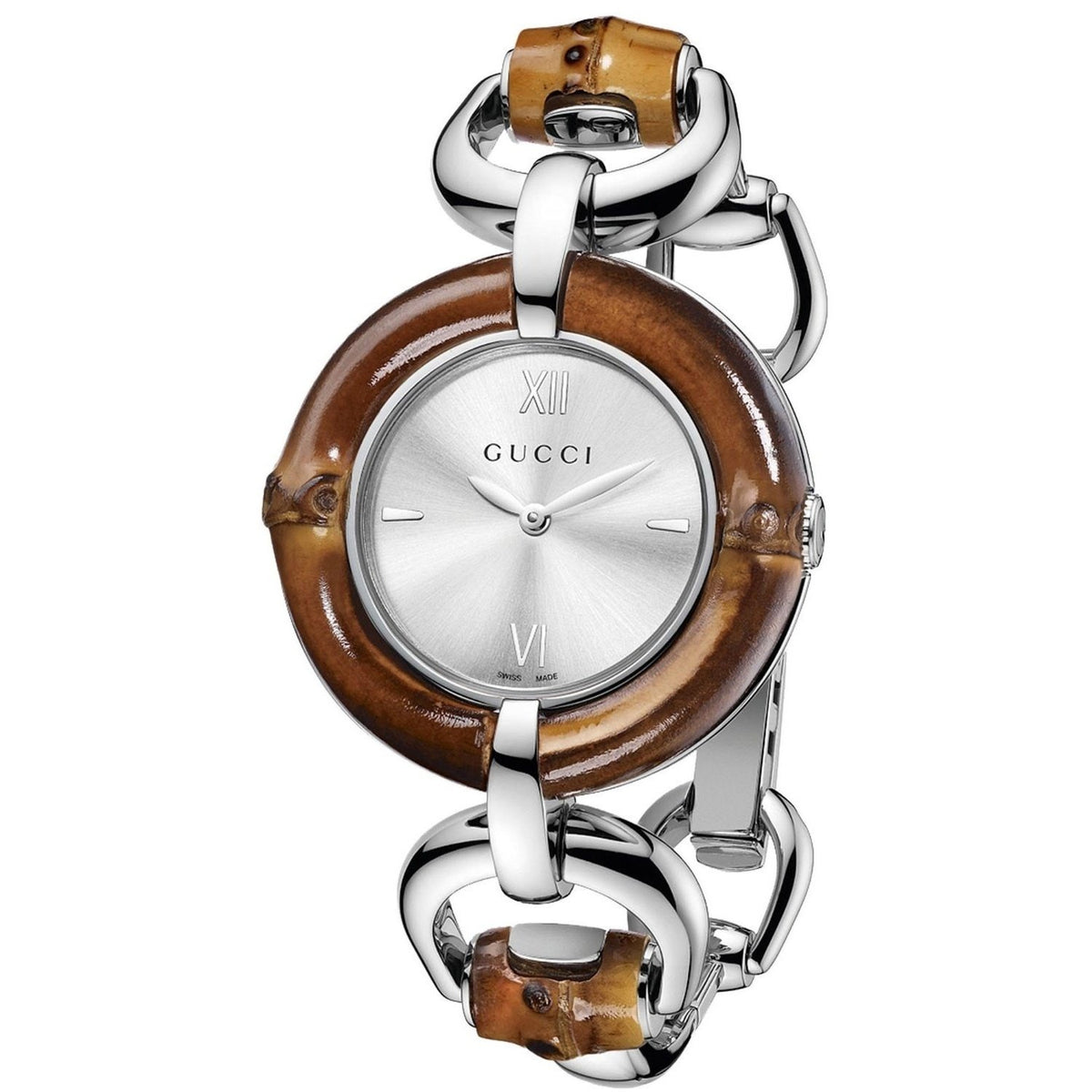 Gucci Women&#39;s YA132403 Bamboo Special Edition Stainless Steel Watch