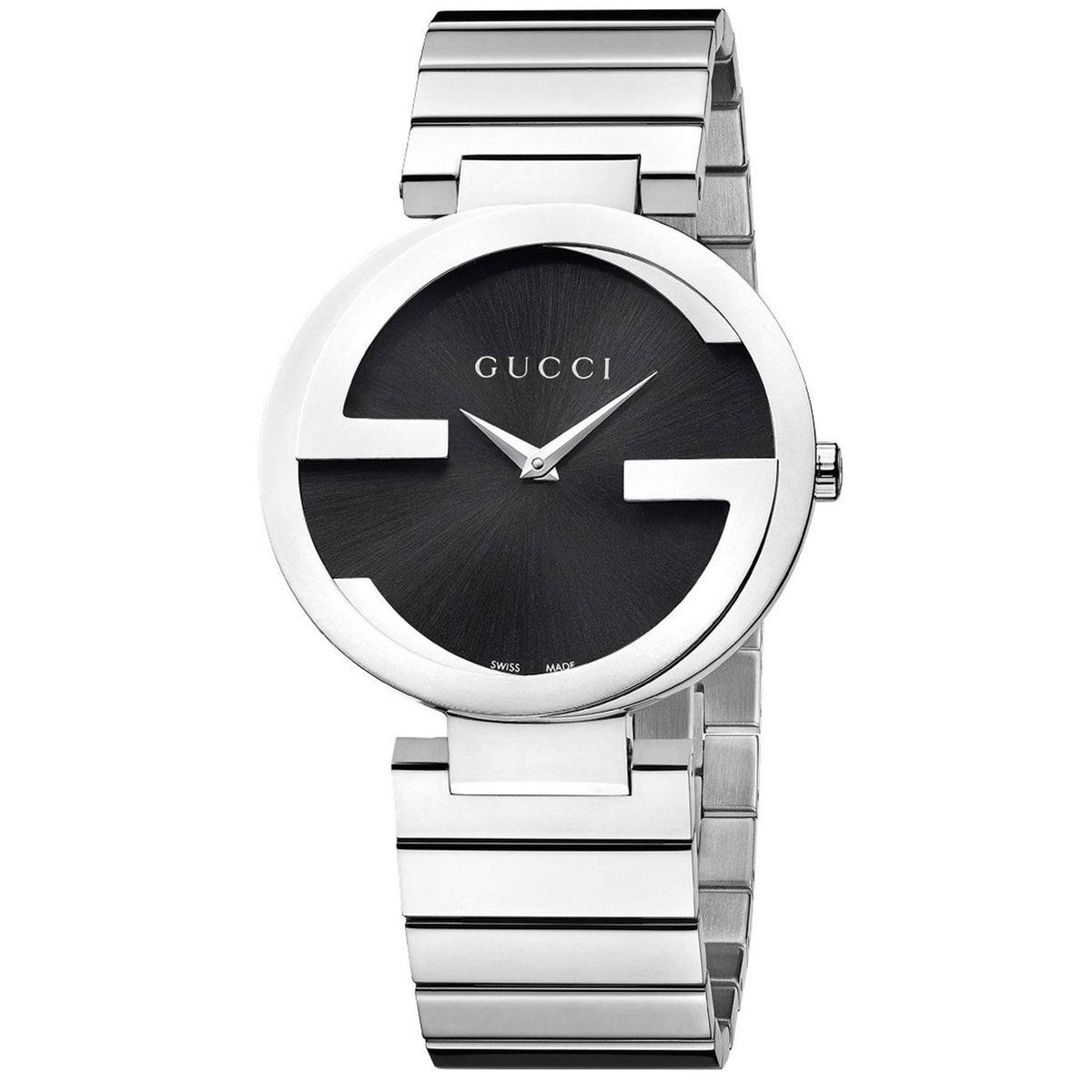 Gucci Women&#39;s YA133307 Interlocking-G Stainless Steel Watch