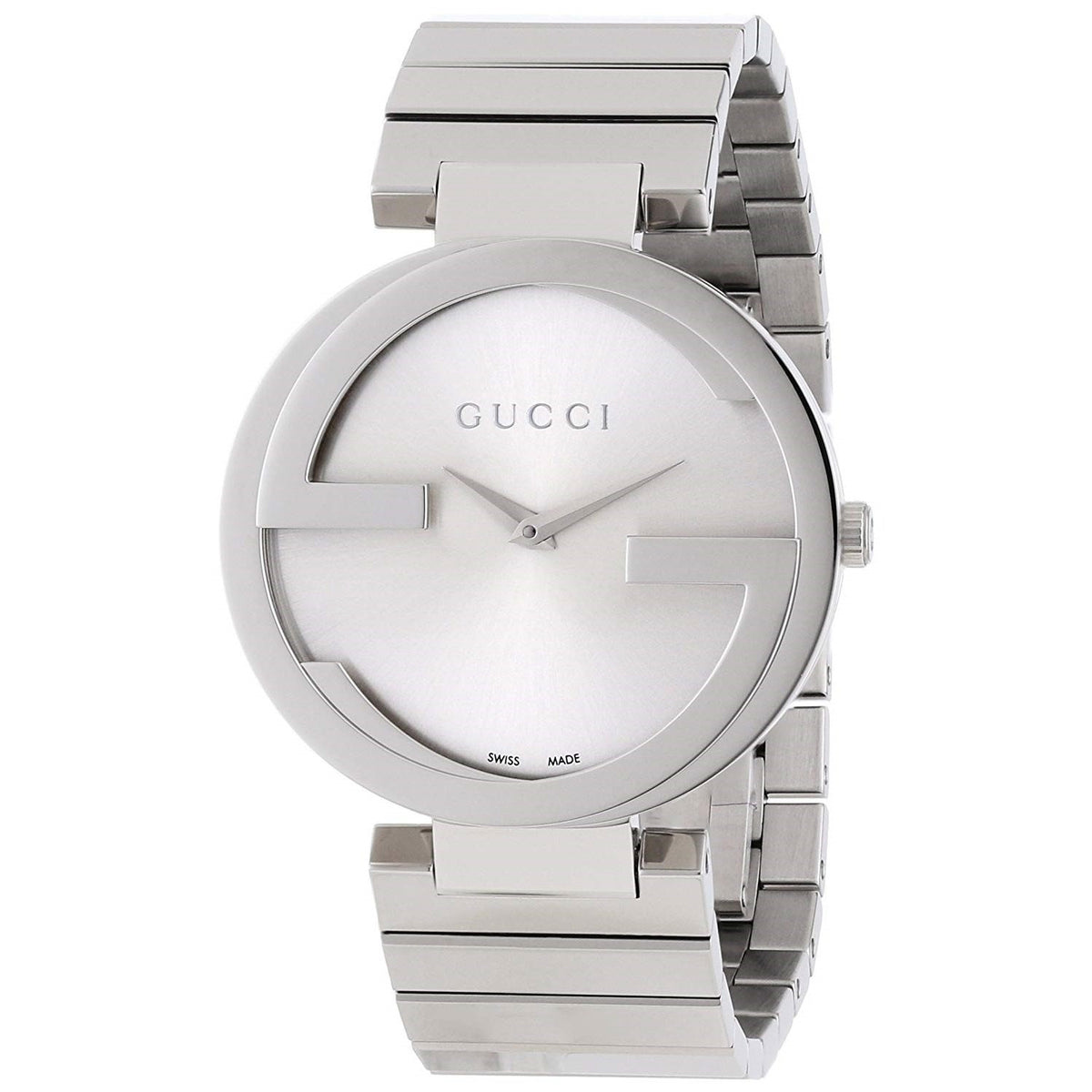 Gucci Women&#39;s YA133308 Interlocking Stainless Steel Watch