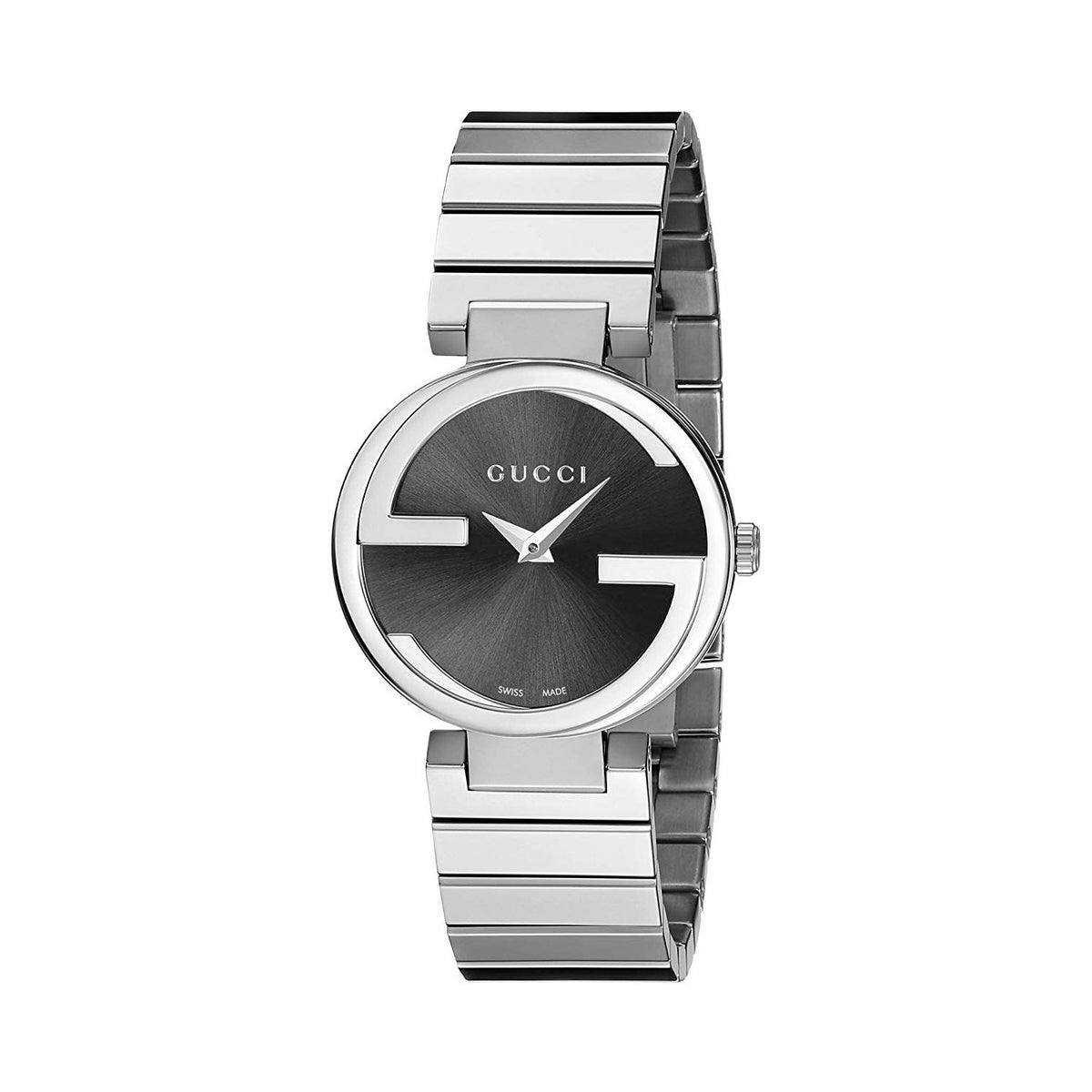 Gucci Women&#39;s YA133502 Interlocking Stainless Steel Watch