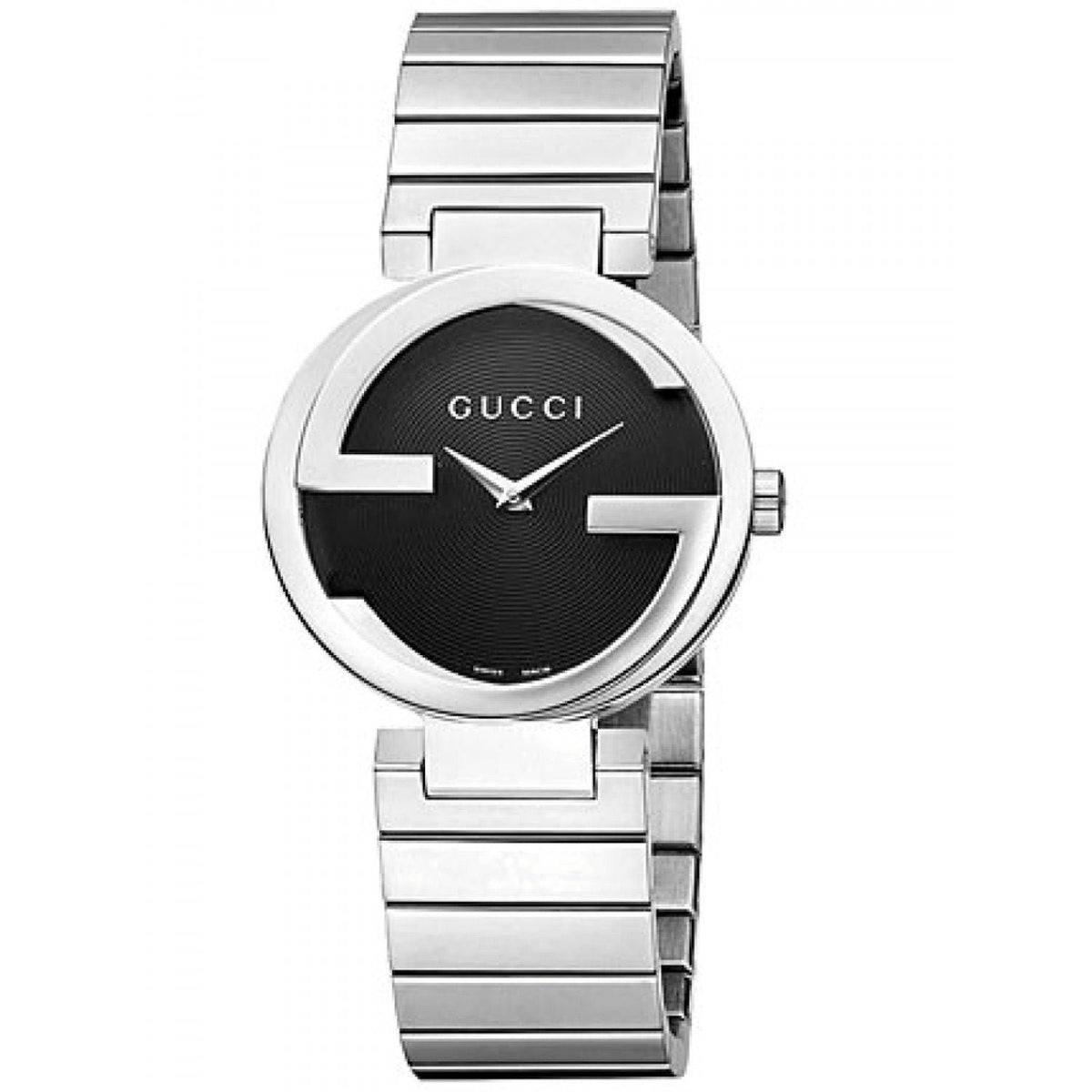 Gucci Women&#39;s YA133511 Interlocking-G Music Fund Stainless Steel Watch