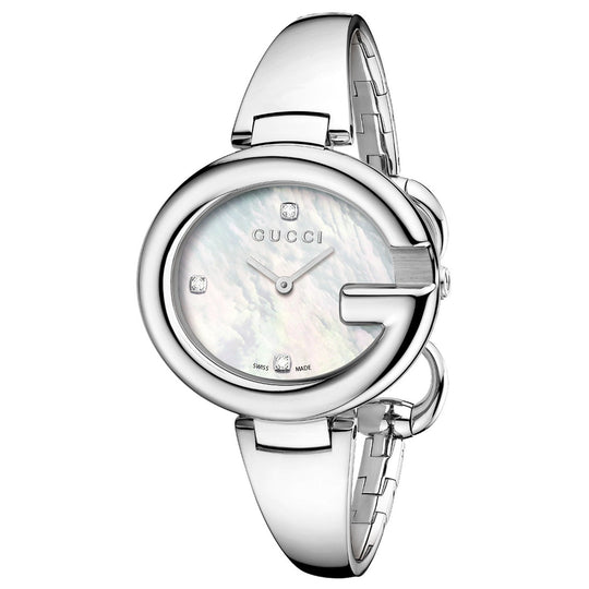 Gucci Women's YA134303 Classic Diamond Stainless Steel Watch
