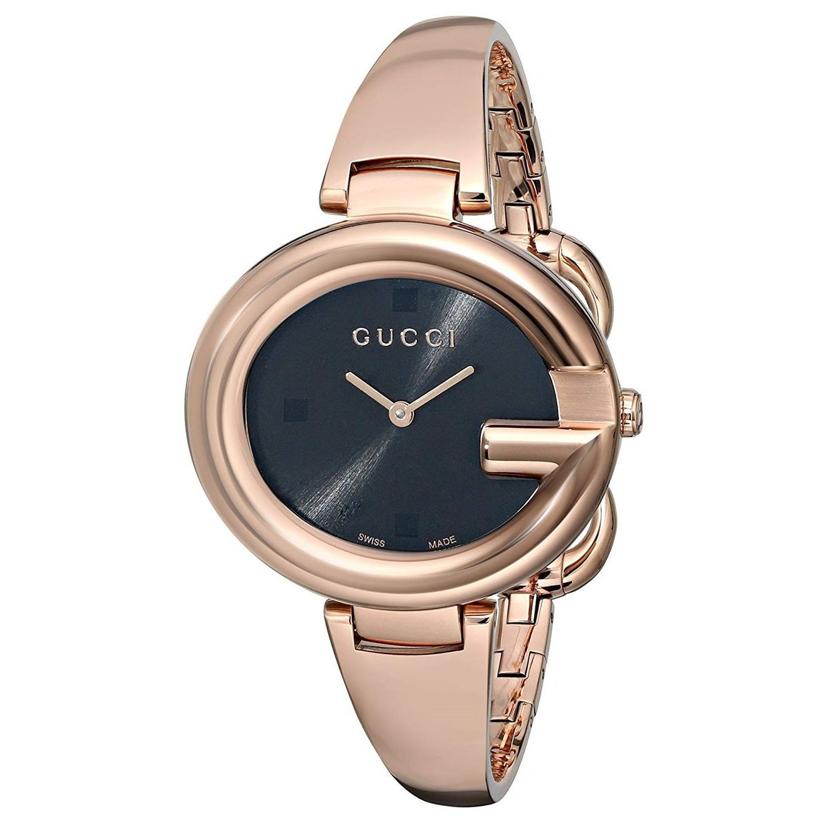 Gucci Women&#39;s YA134305 G-Timeless Rose-Tone Stainless Steel Watch