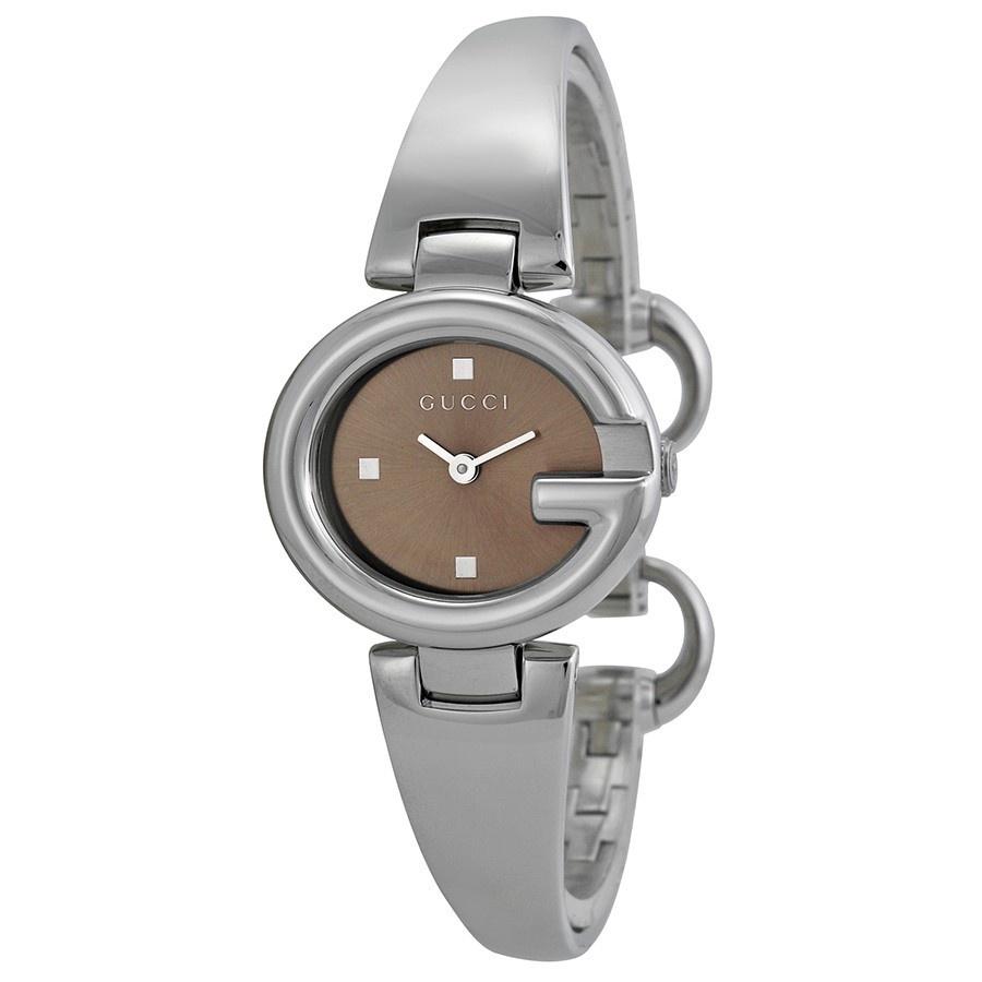 Gucci Women&#39;s YA134503 Guccissima Stainless Steel Watch