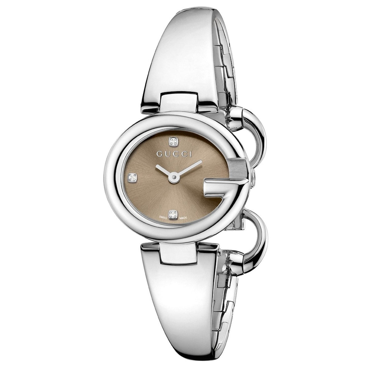 Gucci Women's YA134506 Guccissima Diamond Stainless Steel Watch