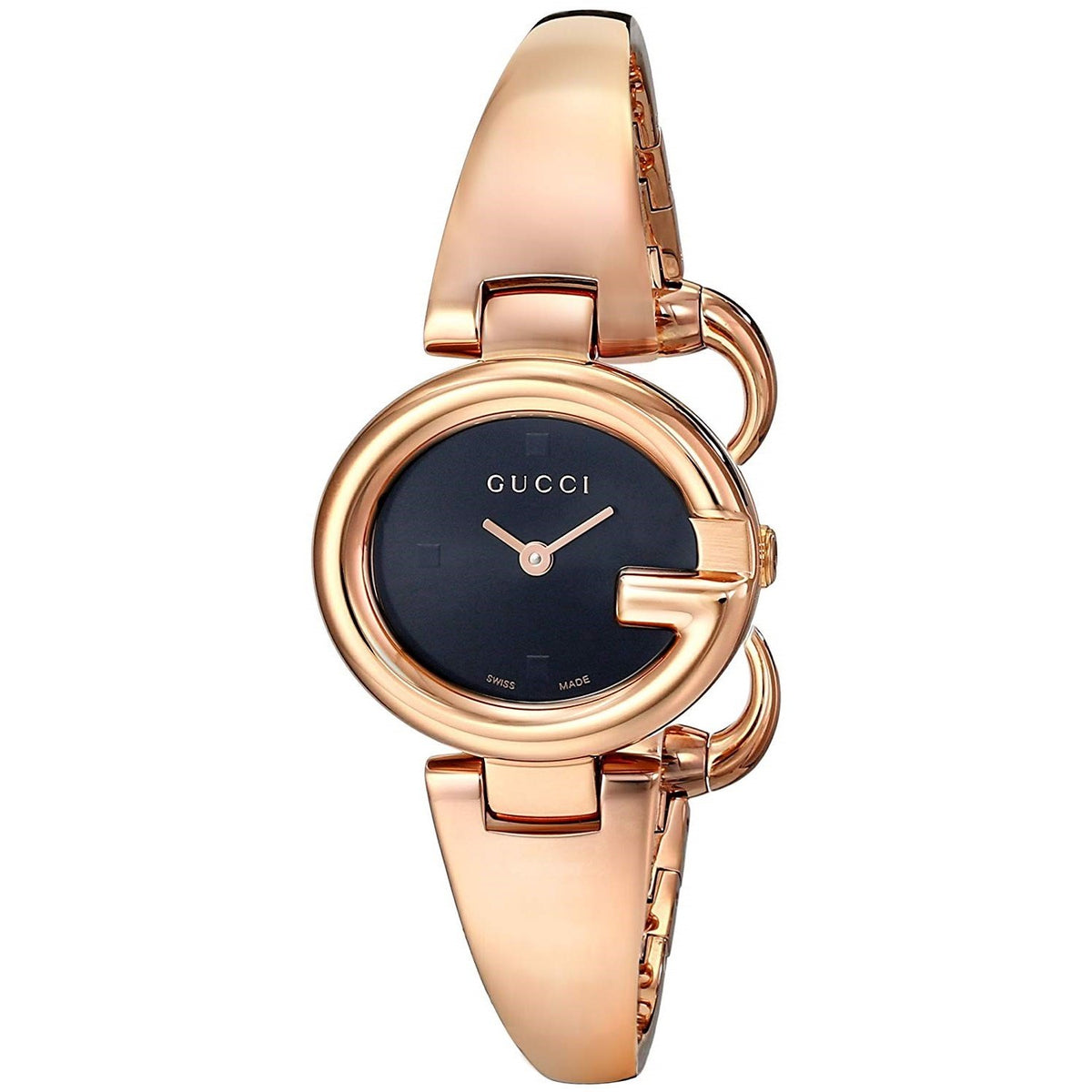 Gucci Women&#39;s YA134509 Rose-Tone Stainless Steel Watch
